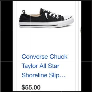 Converse chuck taylor slip ons, woman’s size 8.5